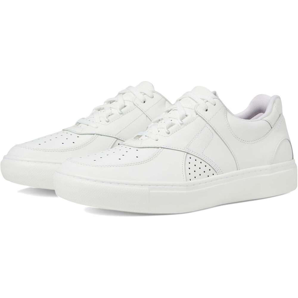 SAS Men’s High Street Sneakers Size 10 M White out Leather MADE IN USA NIB